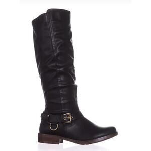 XOXO Footwear Womens Mauricia WIDE CALF Fashion Riding Boots / Size 5 / NEW